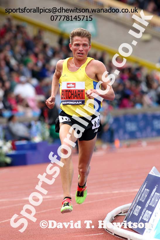 Mens 5000 metres, British Championships, Birmingham. Photo: David T. Hewitson/Sports for All Pics
